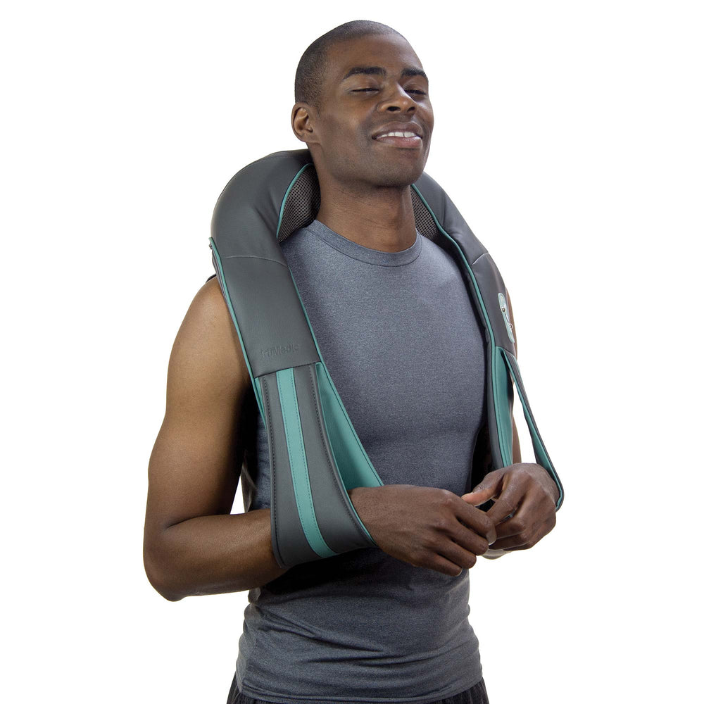 TruMedic InstaShiatsu+ Neck, Back, and Shoulder Massager - Cordless &  Rechargeable, Shiatsu Neck Massager with Heat - Use at Home & Office  (IS-2000) 